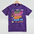 Vintage Retro 80's Baby 90's Made Me 1980s 1990s Nostalgia Premium Tri-Blend Mineral Wash Tshirts Mineral Purple