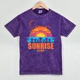 Vintage SENIOR SUNRISE 2026 Seniors Of Class Graduation Mineral Wash Tshirts Mineral Purple
