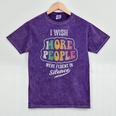 Vintage I Wish More People Were Fluent In Silence Introvert Mineral Wash Tshirts Mineral Purple Vintage I Wish More People Were Fluent In Silence Introvert Mineral Wash Tshirts Mineral Purple