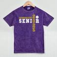Volleyball Senior Night Volleyball Senior 2025 Graduation 14 Mineral Wash Tshirts Mineral Purple