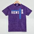 Volleyball Senior Night Volleyball Senior 2025 Graduation 23 Mineral Wash Tshirts Mineral Purple
