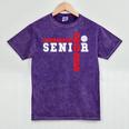 Volleyball Senior Night Volleyball Senior 2025 Graduation 5 Mineral Wash Tshirts Mineral Purple