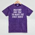 Waiting For You To Make The First Move Vintage Introvert Premium Tri-Blend Mineral Wash Tshirts Mineral Purple Waiting For You To Make The First Move Vintage Introvert Premium Tri-Blend Mineral Wash Tshirts Mineral Purple
