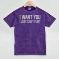 I Want You I Just Can’t Flirt Introvert Quote Mineral Wash Tshirts Mineral Purple I Want You I Just Can’t Flirt Introvert Quote Mineral Wash Tshirts Mineral Purple