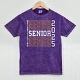 Weightlifting Senior Night Senior 2025 Graduation 42 Mineral Wash Tshirts Mineral Purple