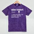 Wine-Trovert Wine Humor Definition Introvert Mineral Wash Tshirts Mineral Purple Wine-Trovert Wine Humor Definition Introvert Mineral Wash Tshirts Mineral Purple