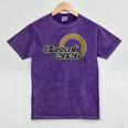Women's Class Of 2026 Graduation Special Occasion Mineral Wash Tshirts Mineral Purple