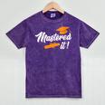 Women's Master Graduation 2026 Mastered It Master's Degree Mineral Wash Tshirts Mineral Purple