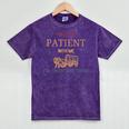 Women's Please Be Patient With Me I'm From The 1900s Mineral Wash Tshirts Mineral Purple