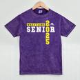 Wrestling Senior Night Wrestling Senior 2025 Graduation 22 Mineral Wash Tshirts Mineral Purple