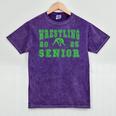 Wrestling Senior Night Wrestling Senior 2025 Graduation 32 Mineral Wash Tshirts Mineral Purple