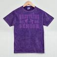 Wrestling Senior Night Wrestling Senior 2025 Graduation 49 Mineral Wash Tshirts Mineral Purple