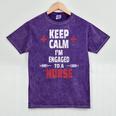 Xmas Nurse Graduation Keep Calm I'm Almost A Nurse Mineral Wash Tshirts Mineral Purple