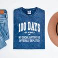 100 Days Of School Sarcastic Teacher Introvert Kid 100th Day Mineral Wash Tshirts Mineral Navy 100 Days Of School Sarcastic Teacher Introvert Kid 100th Day Mineral Wash Tshirts Mineral Navy