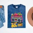 1980s 80s Reunion Nostalgia Memories Music School Grew Up Premium Tri-Blend Mineral Wash Tshirts Mineral Navy
