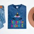 1st Grade Nailed It T Shirt Unicorn Graduation Class Of 2018 Mineral Wash Tshirts Mineral Navy