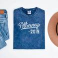 2019 Graduate Attorney Law School Graduation Mineral Wash Tshirts Mineral Navy