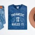 2019 Paramedic Graduation Mineral Wash Tshirts Mineral Navy