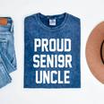 2019 Senior Uncle SEN19R Class Graduation Party T Shirt Mineral Wash Tshirts Mineral Navy