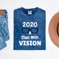 2020 A Class With Vision Perfect Eyesight Graduation T Mineral Wash Tshirts Mineral Navy