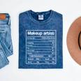 2020 Cosmetology Graduation Design Makeup Artists Hair Mineral Wash Tshirts Mineral Navy
