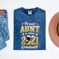 2021 Graduation Shirts For Family 2021 Graduation For Aunt Mineral Wash Tshirts Mineral Navy