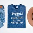 2023 Middle School Graduation Junior High Graduate Mineral Wash Tshirts Mineral Navy