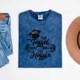2025 Graduation The Tassel Was Worth The Hassle University Mineral Wash Tshirts Mineral Navy