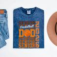 2026 Basketball Senior Dad Graduation Matching Family Mineral Wash Tshirts Mineral Navy