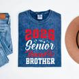 2026 Senior Band Brother Class Of 2026 Parent Graduation Mineral Wash Tshirts Mineral Navy