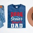 2026 Senior Band Dad Class Of 2026 Band Parent Graduation Mineral Wash Tshirts Mineral Navy