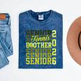 2026 Tennis Senior Brother Graduation Matching Family Mineral Wash Tshirts Mineral Navy
