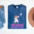 3rd Grade Graduation Unicorn End Of Year Third Mineral Wash Tshirts Mineral Navy