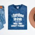 5th Fifth Grade Graduation Shirt Boy Girl Graduate Education Mineral Wash Tshirts Mineral Navy
