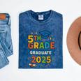 5th Grade Graduation 2025 Graphic – Class Of 2025 Theme Mineral Wash Tshirts Mineral Navy