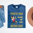 5th Grade Graduation Shirt Dabbing Unicorn Boys Class 2018 Mineral Wash Tshirts Mineral Navy