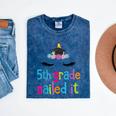 5th Grade Nailed It T Shirt Unicorn Graduation Class Of 2018 Mineral Wash Tshirts Mineral Navy