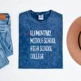 6th Grade Graduation 2025 Elementary Graduation Mineral Wash Tshirts Mineral Navy