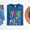 This Is My 70's Costume Nostalgia Mixtape Era 1970s Party Premium Tri-Blend Mineral Wash Tshirts Mineral Navy
