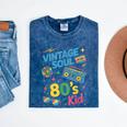 80’s Kid Nostalgia Retro Music Lover Retro 1980s Throwback Mineral Wash Tshirts Mineral Navy