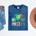 80's Vintage Cassette Tape Nostalgia Mixtape Era 1980s Retro Mineral Wash Tshirts Mineral Navy
