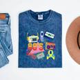 80's Vintage Cassette Tape Nostalgia Mixtape Era 1980s Retro Premium Tri-Blend Mineral Wash Tshirts Mineral Navy