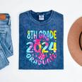 8th Grade Graduate 2024 Graduation Last Day Of School Tie Mineral Wash Tshirts Mineral Navy