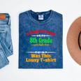 8th Grade Graduation Boys Girls Grad Education Mineral Wash Tshirts Mineral Navy