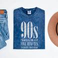 The 90s I'd Go Back For Five Minutes Nostalgia Quote Mineral Wash Tshirts Mineral Navy
