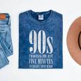 The 90s I'd Go Back For Five Minutes Nostalgia Quote Mineral Wash Tshirts Mineral Navy