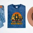 90s Nostalgia Never Forget Retro Mineral Wash Tshirts Mineral Navy