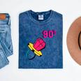 90’s Ring Retro Nostalgia Colorful Throwback Mineral Wash Tshirts Mineral Navy