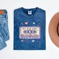 90s RNB Vibes Cassette – Retro Music Nostalgia RNB Cassette Mineral Wash Tshirts Mineral Navy