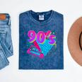 90's Vibe Retro Style Cassette Tape Nostalgia 1990s Party Mineral Wash Tshirts Mineral Navy
